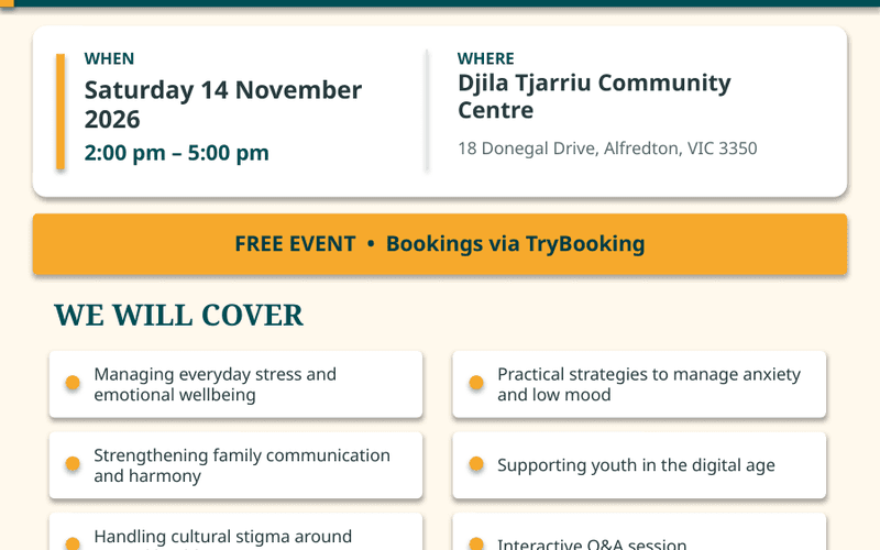 Community Conversations - The Ballarat Indian Association