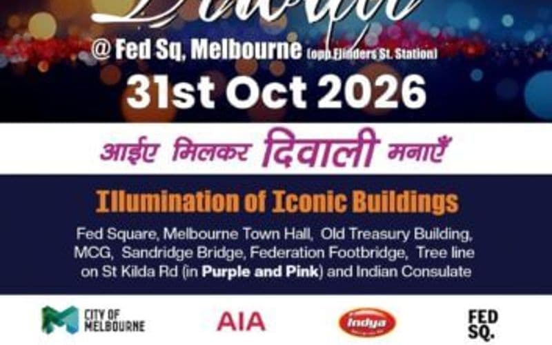 Celebrate India Presents the 21st Victorian Festival of Diwali at Federation Square