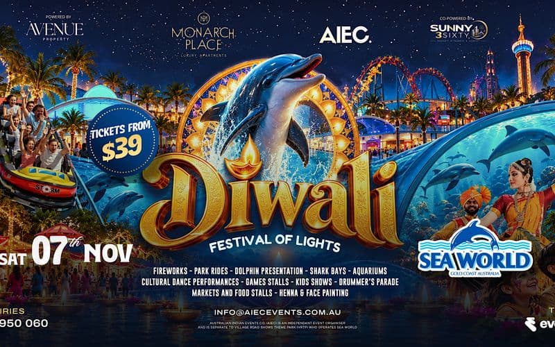 Grand Diwali at Sea World Gold Coast 2026